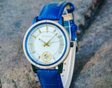 BOBO BIRD LEATHER WATCH MODEL: GT199-4A WITH BOX AND PAPERS