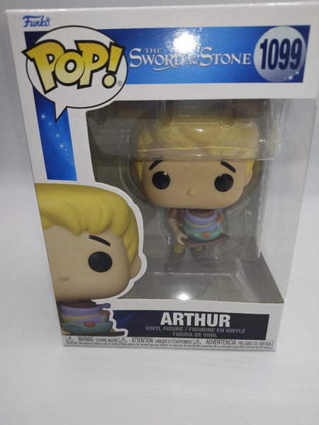 FUNKO POP: VINYL. THE SWORD IN THE STONE AUTHUR #1099 NEW AND ORGINAL